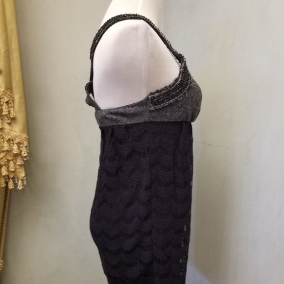 NWT Free People rhinestone detailed X back dress women's size 0 (W20) - Picture 4 of 8